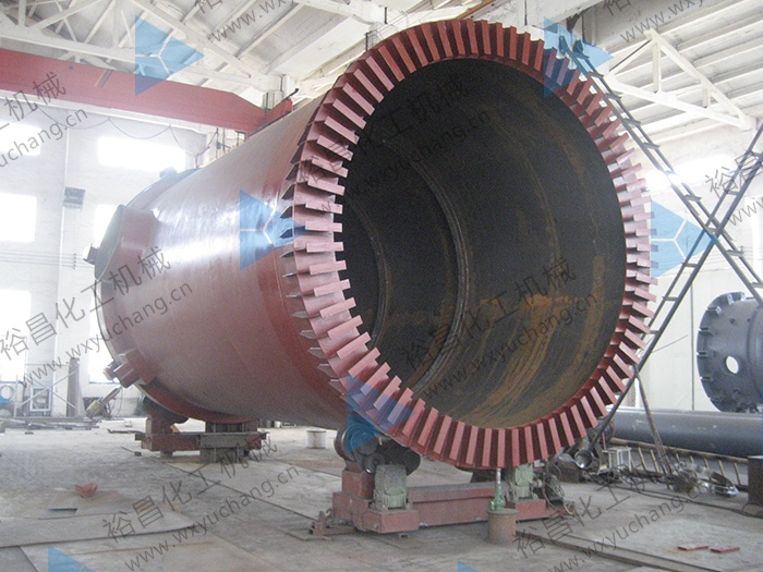 石灰窑设备制造现场