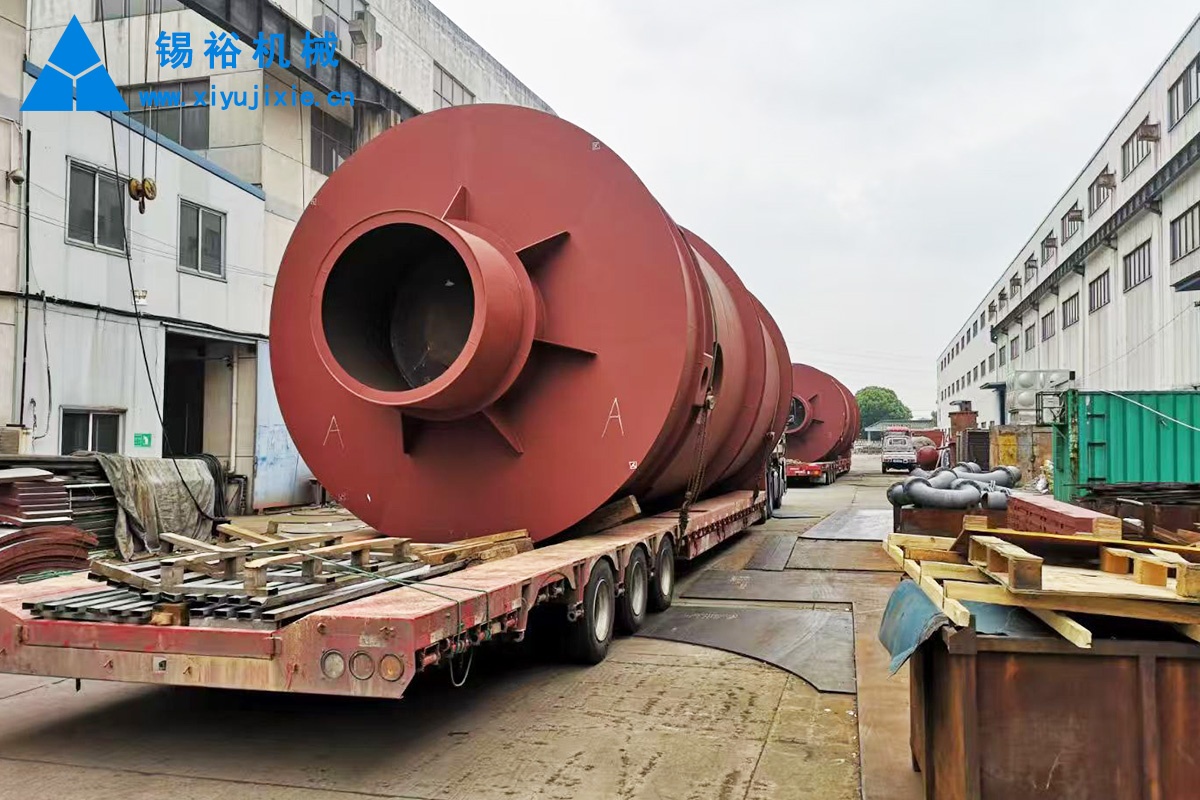 二套600T石灰窑中段发货